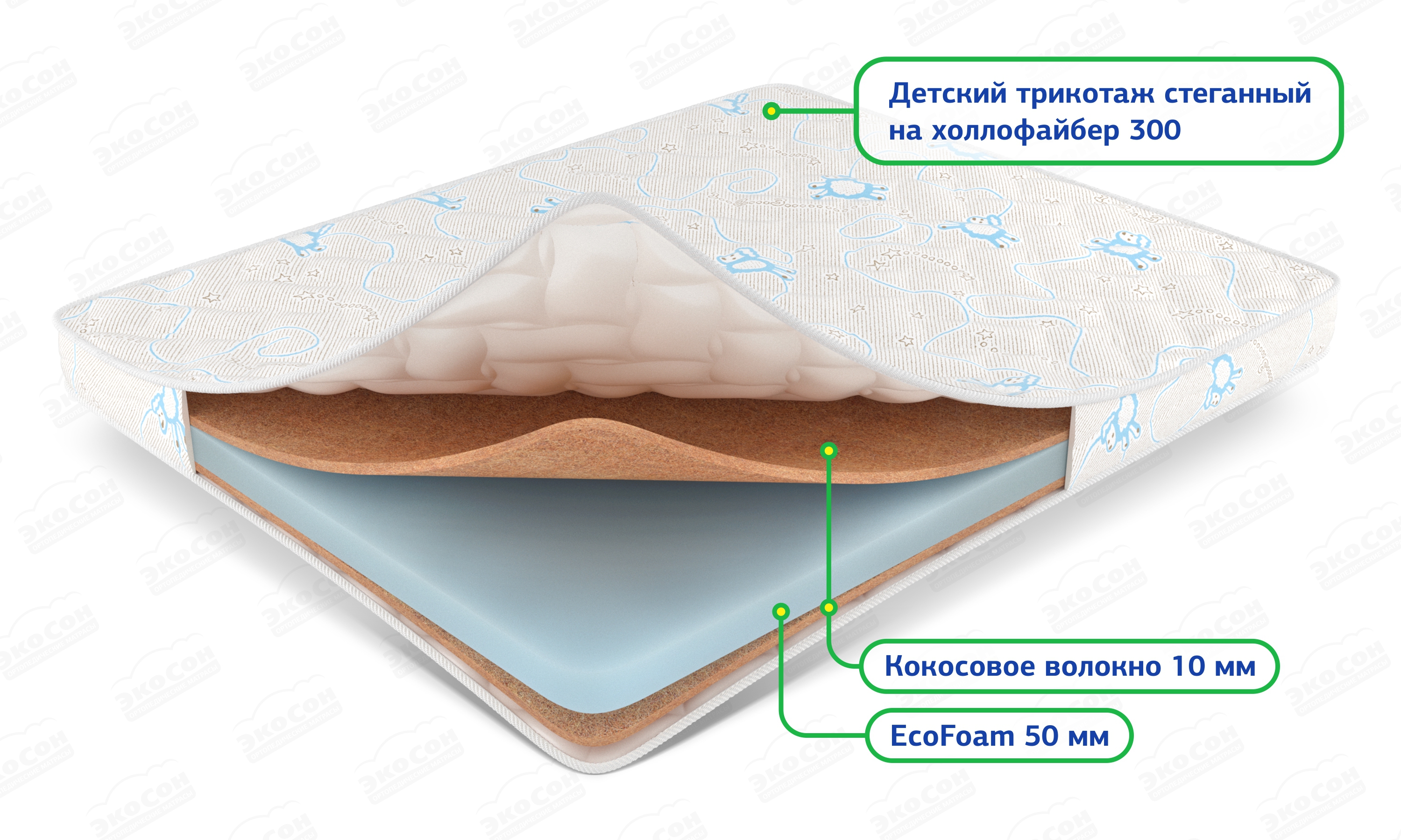 Матрас детский 80 50